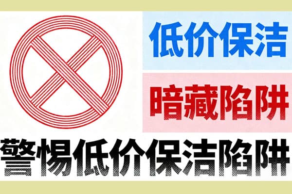 警惕!市面上“低价保洁”的4个陷阱(宜兴业主必看)
